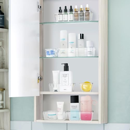 25-Piece Clear Drawer Organizer Set