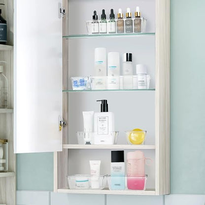 25-Piece Clear Drawer Organizer Set