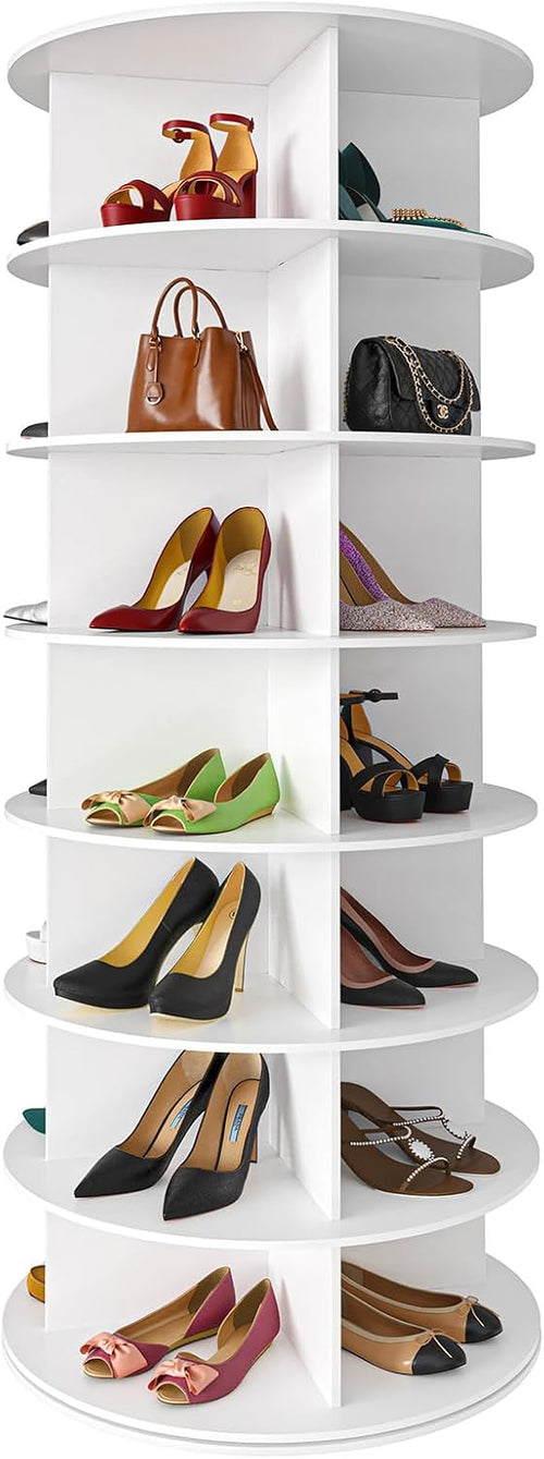 7-Tier 360° Rotating Shoe Rack Tower - image 1