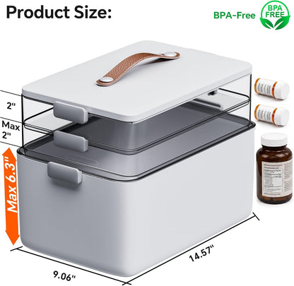 3-Tier Portable Medicine & First-Aid Organizer - image 5