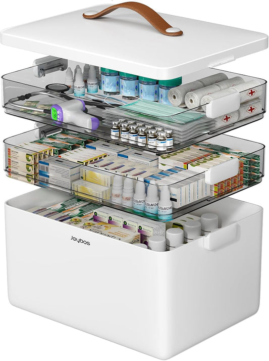3-Tier Portable Medicine & First-Aid Organizer - image 1