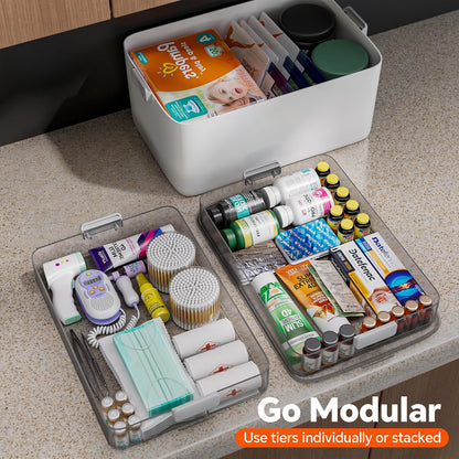 3-Tier Portable Medicine & First-Aid Organizer - image 4