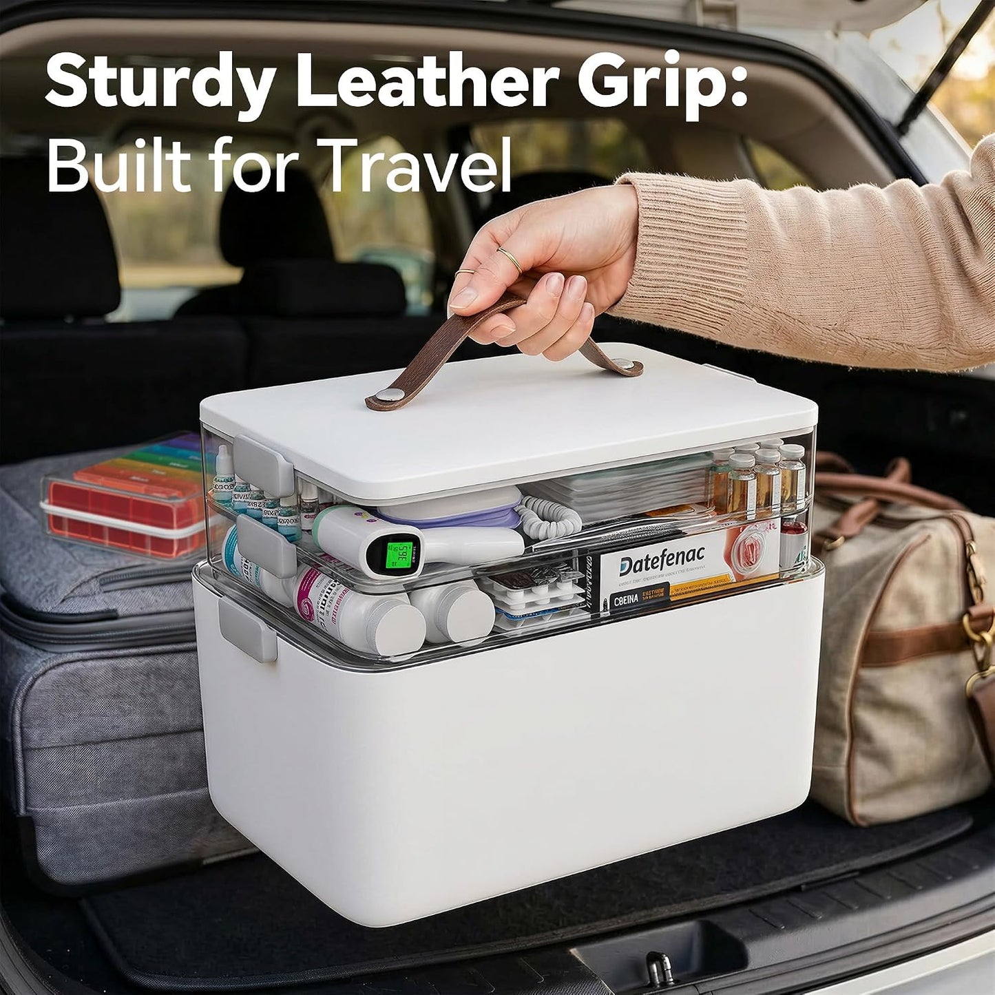 3-Tier Portable Medicine & First-Aid Organizer - image 6