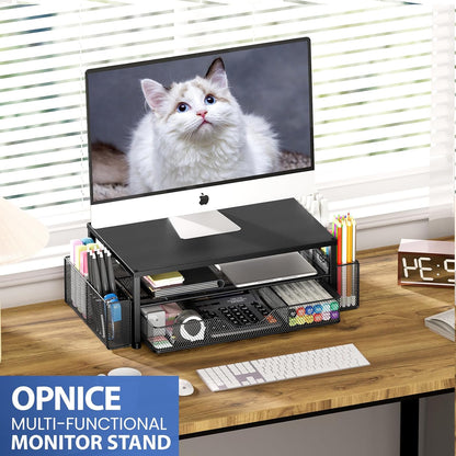 2-Tier Monitor Stand & Desk Organizer - image 6